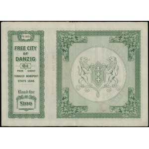 Svobodné město Gdaňsk, 6 1/2 % půjčka na 100 liber, 10.10.1927, Gdaňsk