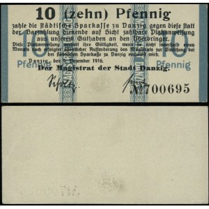 Prusy Zachodnie, 10 fenigów, 9.12.1916
