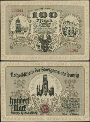 Pologne, 100 marks, 31.10.1922