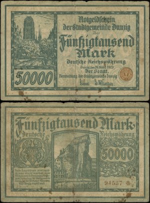 Polsko, 50 000 marek, 20.03.1923
