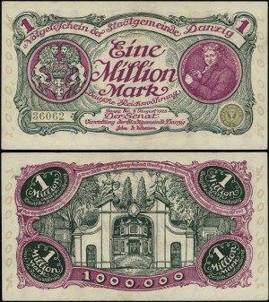Polen, 1.000.000 Mark, 8.08.1923
