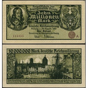 Polsko, 10 000 000 marek, 31.08.1923