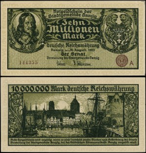 Poland, 10,000,000 marks, 31.08.1923
