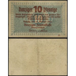 Polska, 10 fenigów, 22.10.1923