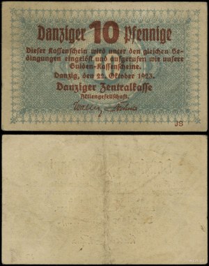 Poland, 10 fenigs, 22.10.1923