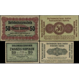 Polonia, set: 20 e 50 copechi, 17.04.1916, Poznań