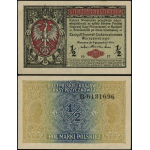 Polska, 1/2 marki polskiej, 9.12.1916