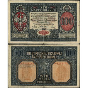 Poland, 100 Polish marks, 9.12.1916