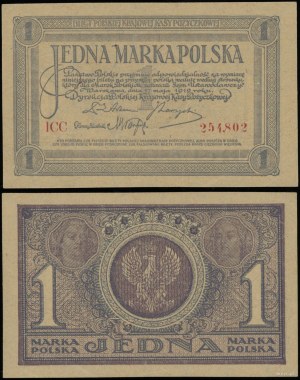 Pologne, 1 mark polonais, 17.05.1919