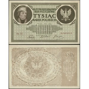 Pologne, 1 000 marks polonais, 17.05.1919