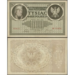 Pologne, 1 000 marks polonais, 17.05.1919