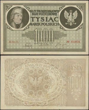 Polska, 1.000 marek polskich, 17.05.1919