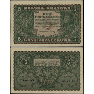 Poland, 5 Polish marks, 23.08.1919