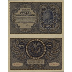 Pologne, 1.000 marks polonais, 23.08.1919