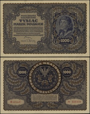 Polsko, 1 000 polských marek, 23.08.1919
