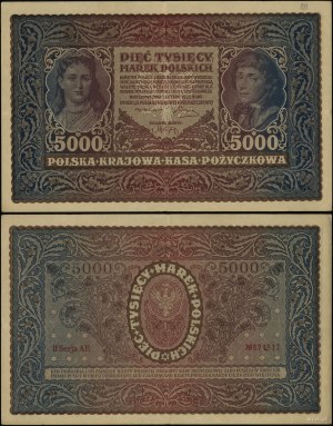 Poland, 5,000 Polish marks, 7.02.1920