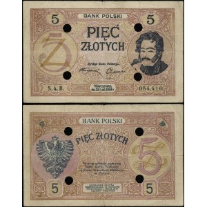 Polen, Fälschung von 5 Zloty, 28.02.1919