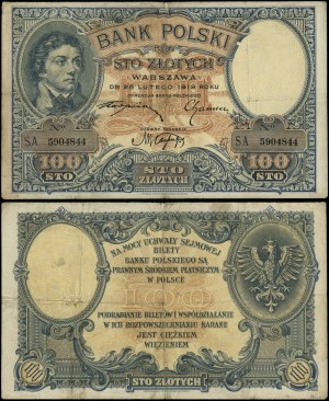 Pologne, 100 zloty, 28.02.1919