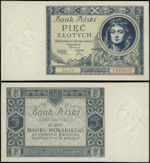 Pologne, 5 zlotys, 2.01.1930