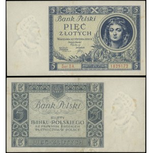 Polska, 5 złotych, 2.01.1930