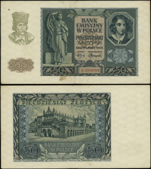 Polonia, 50 zloty, 1.03.1940