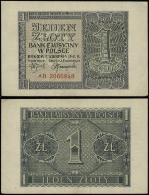 Polonia, 1 zloty, 1.08.1941