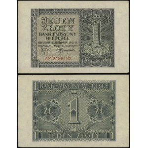 Pologne, 1 zloty, 1.08.1941