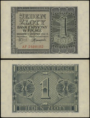 Poland, 1 zloty, 1.08.1941