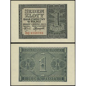 Polen, 1 Zloty, 1.08.1941