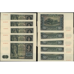 Polonia, set: 10 x 50 oro, 1.08.1941