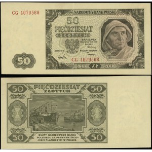 Pologne, 50 zloty, 1.07.1948