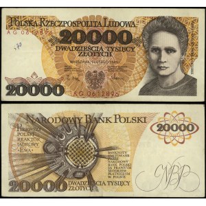 Poľsko, 20 000 PLN, 1.02.1989