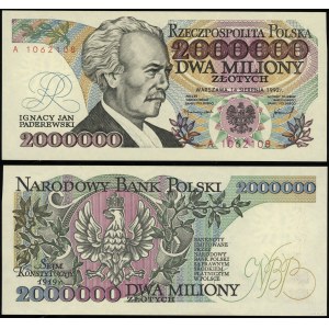 Polsko, 2 000 000 PLN, 14.08.1992