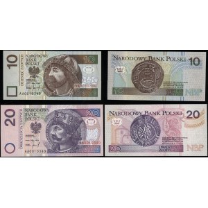 Pologne, set : 10 et 20 zloty, 25.03.1994