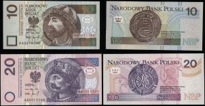 Polonia, set: 10 e 20 zloty, 25.03.1994