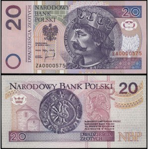 Polska, 20 złotych, 25.03.1994