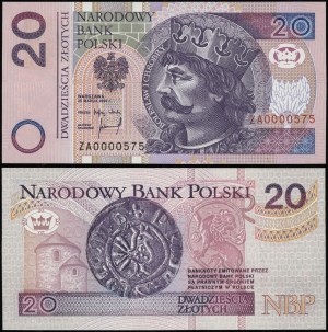 Polska, 20 złotych, 25.03.1994