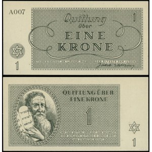 Ghetto Teresin in der Tschechischen Republik, 1 Krone, 1.01.1943