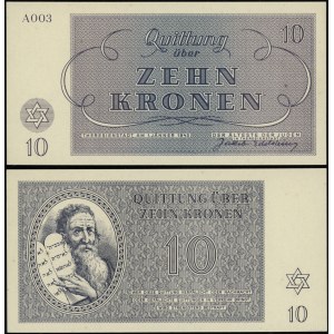 Terezínské ghetto v Čechách, 10 korun, 1.01.1943