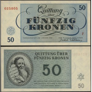 getto Teresin w Czechach, 50 koron, 1.01.1943
