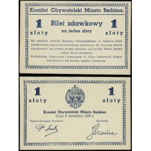 Polen während des Zweiten Weltkriegs, 1 Zloty, 8.09.1939