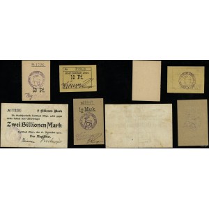 East Prussia, set of 4 vouchers, no date (1914) and 26.11.1923