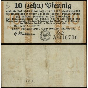 Prussia occidentale, 10 fenig, 1.01.1917