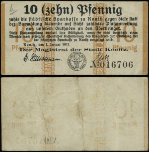 Westpreußen, 10 fenig, 1.01.1917