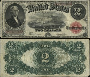 United States of America (USA), $2, 1917