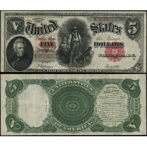 United States of America (USA), $5, 1907