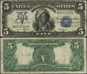 Spojené štáty americké (USA), 5 dolárov, 1899