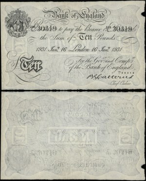 Spojené kráľovstvo, £10, 16.01.1931