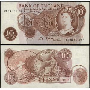 Spojené království, 10 šilinků, bez data (1966-1970)