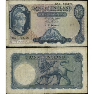 Regno Unito, 5 sterline, 1957-1961